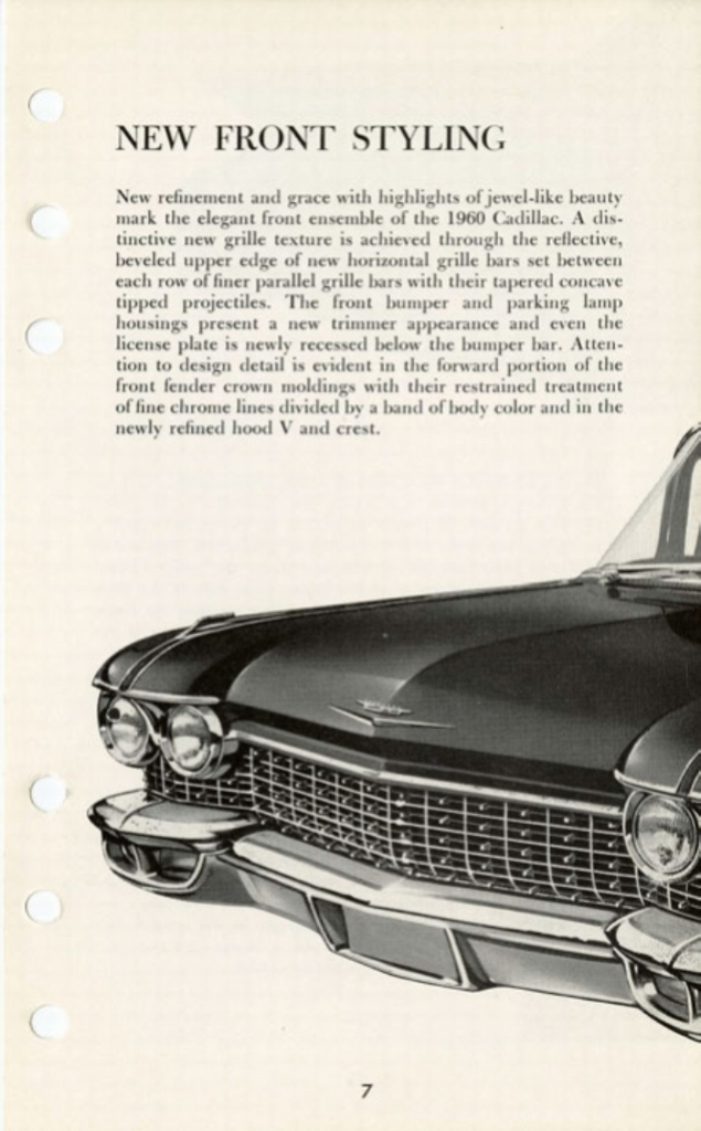 1960 Cadillac Salesmans Data Book Page 14
